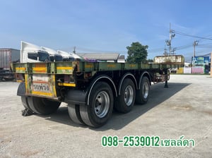 หางพื้นเรียบ สามเพลา อู่ BPT ปี 2558(7339)