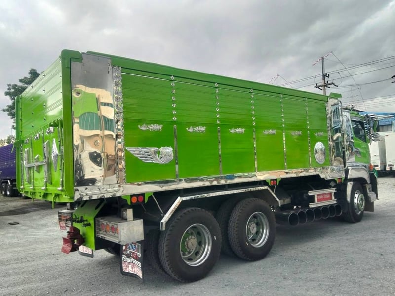 💚น้องเขียวนังโสดอยู่นะคะ💚😎 Hino FM1A344 ปี66(5902)