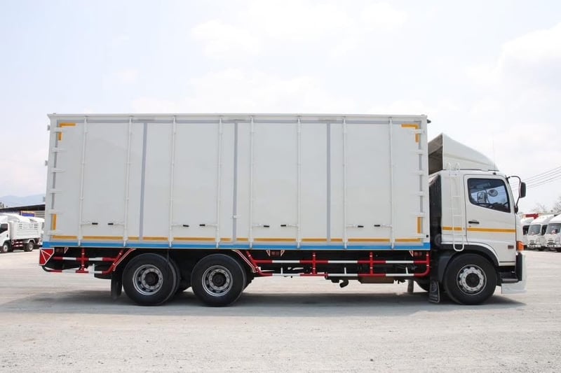👉สิบล้อตู้สิบบาน HINO FL8J 260 แรง ปี 2561 (2717)