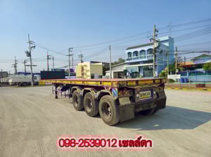 หางพื้นเรียบ สามเพลา อู่ ST ปี 2558 ยาว 12.39 กว้าง 2.50 (8932)