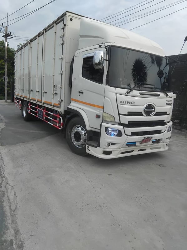 👉ฟรีเก็บท้ายให้ หกล้อตู้สิบบาน HINO FG8J 240 แรง ปี 2561(4378)