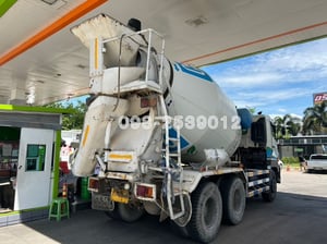 #สิบล้อโม่ปูน 7คิว เลขไมล์ 67,xxx Hino FM1A 344 ปี67(1834)