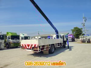 หกล้อเครน  Hino Fg8j 212แรง ปี56 เครน 8ตัน 3ปอก(7098)