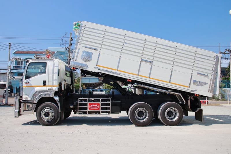 🤍ฟรีเก็บสวย 🤍ฟรียางใหม่ 8เส้น สิบล้อดั้มพ์ ISUZU  FXZ 360 แรง ปี 2565(5346)