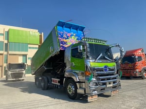 💚น้องเขียว💚  สิบล้อดั้มพ์ HINO FM1A 344  แรง ปี 2566(5902)