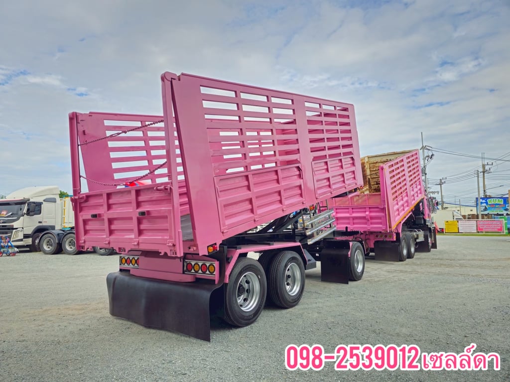 สิบล้อดั้มพ์แม่ลูก  ISUZU FXZ 360 แรง ปี 2566(1364,2110)