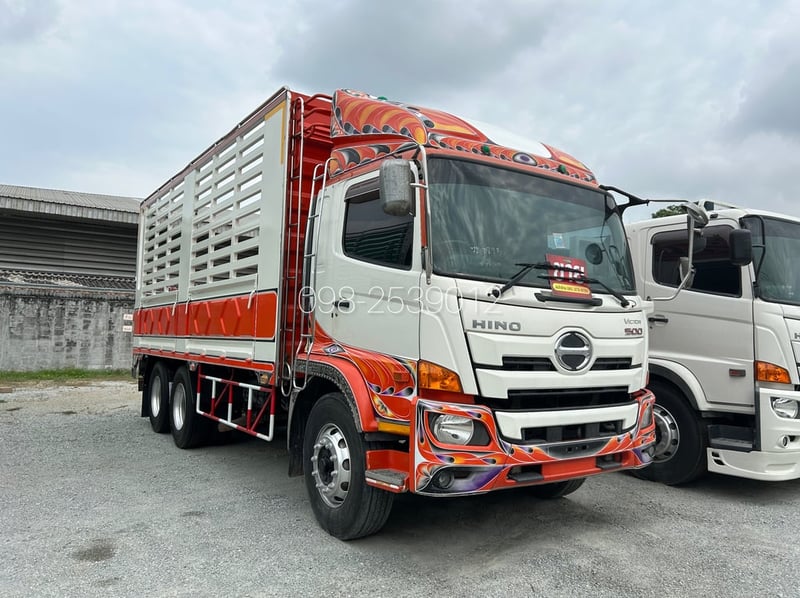 👉สิบล้อคอก HINO FL8J 260 แรง ปี 2559(2895)