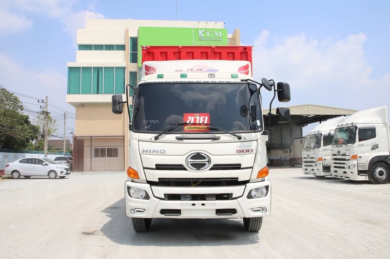 🚨ฟรียางใหม่ 6เส้น  🚨ฟรีเก็บงานสวย อู่BBC สิบล้อตู้สิบบาน HINO FL8J 260 แรง ปี 2565 (5943)