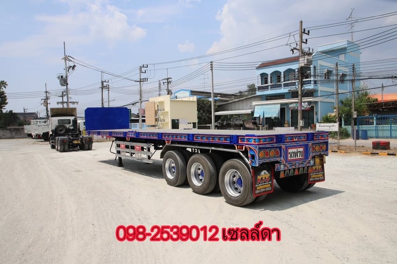 🔥 หางพื้นเรียบ สามเพลา อู่ CTT ปี 2565 (1885) 🔥 หางพื้นเรียบ สามเพลา อู่ CTT ปี 2565 (1885)