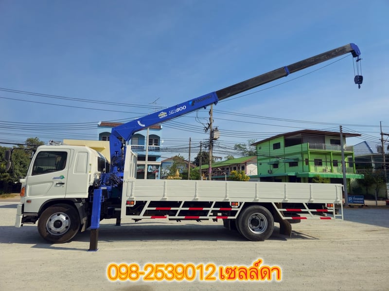 🚨Sาคา 1,390,000-🚨 หกล้อเครน HINO FG8J 212 แรง ปี 2556(7098)