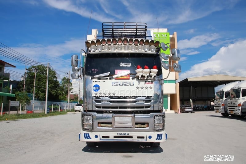 💙🤍สิบล้อดั้มแม่ลูก  Isuzu FXZ360 ปี65 (2235,3088)