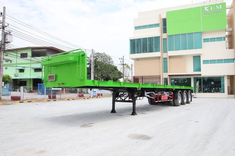 หางพื้นเรียบ สามเพลา อู่ ส.สมบัติ ปี 2561 (5529)