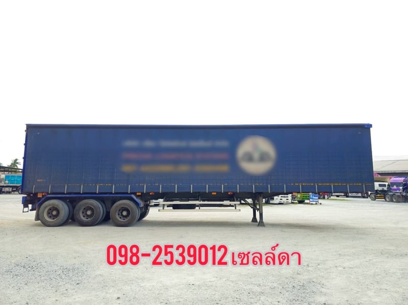 หางตู้ผ้าใบ สามเพลา อู่สามมิตร ปี 2565(0160)