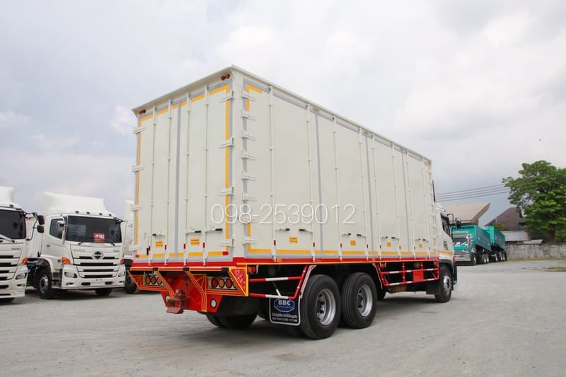 🔥ฟรียางใหม่ 2เส้น 🔥ฟรีเก็บงานสวย อู่BBC สิบล้อตู้สิบบาน HINO FL8J 260 แรง ปี 2565(5943)