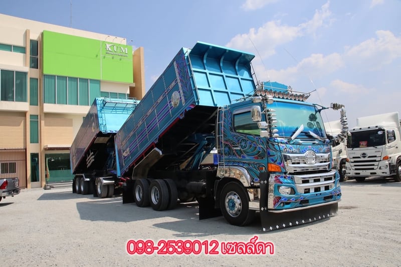สิบล้อดั้มพ์ HINO FM1A 344 แรง ปี 2565 (0932,0933) สิบล้อดั้มพ์ HINO FM1A 344 แรง ปี 2565 (0932,0933)
