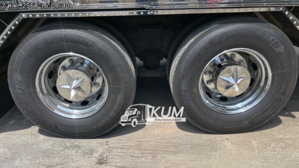 Hino FL8J 260 ปี66 สิบล้อคอกมิเนียม พื้นสแตนเลส สภาพป้ายแดง (5115)