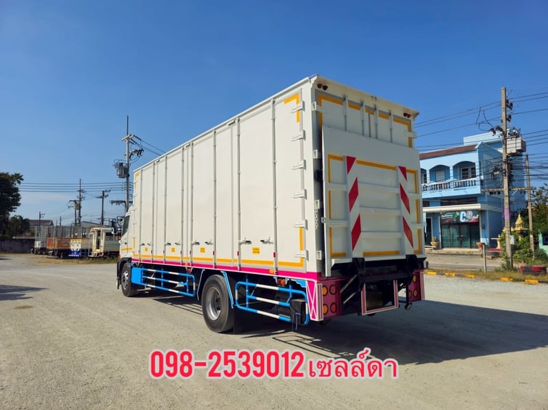  หกล้อตู้สิบบานลิฟท์ท้าย  HINO FG8J 240 แรง ปี 2562(8724)