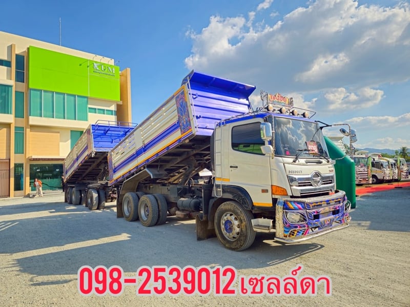 📌สิบล้อดั้มพ์ Hino FM2P 380 ปี 2561(8844,8845)