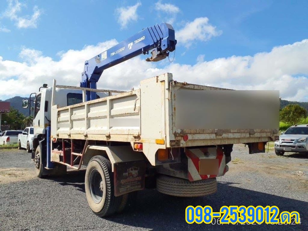 Isuzu FTR 240 หกล้อเครน ปี 66 tadano 5 ปลอก 5 (3266) Isuzu FTR 240 หกล้อเครน ปี 66 tadano 5 ปลอก 5 (3266)