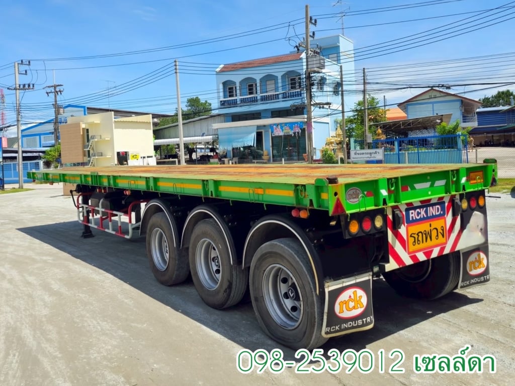 หางพื้นเรียบ สามเพลา อู่ RCK ปี 2566 (5616) หางพื้นเรียบ สามเพลา อู่ RCK ปี 2566 (5616)