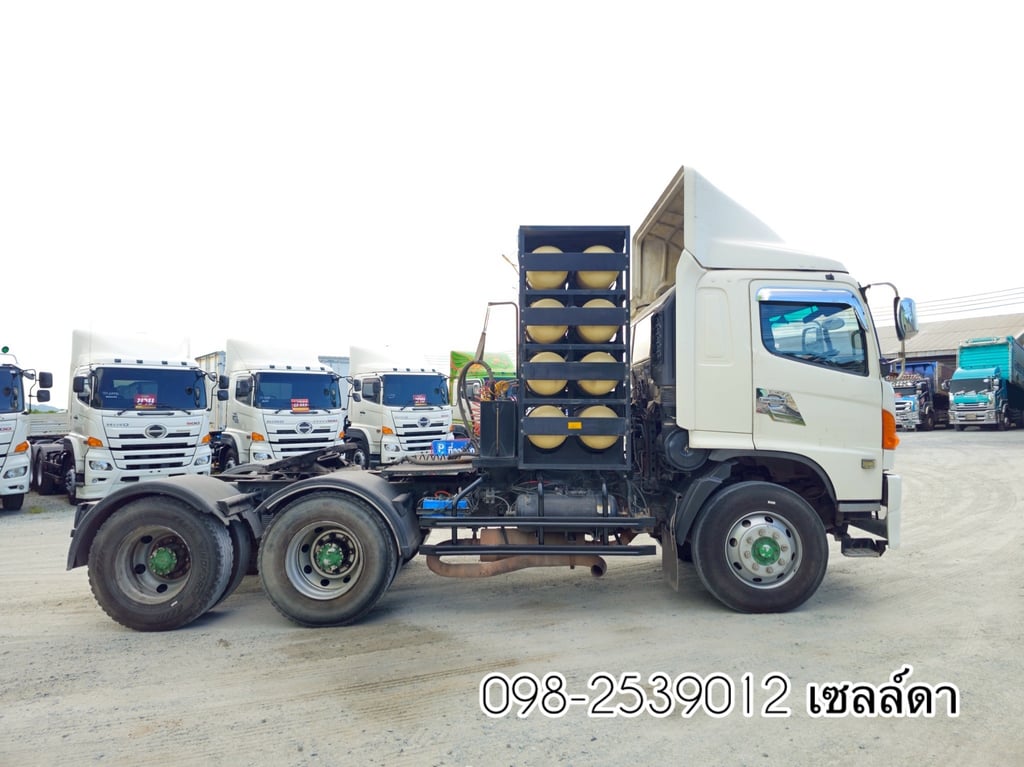 👉สิบล้อหัวลากแก๊ส (6646) HINO FM2P 360 แรง ปี 2557 👉สิบล้อหัวลากแก๊ส (6646) HINO FM2P 360 แรง ปี 2557