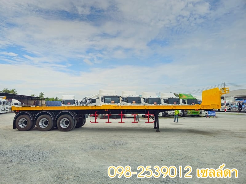 🚨หางพื้นเรียบ สามเพลา  อู่ WAFA  ปี 2563 (6112)