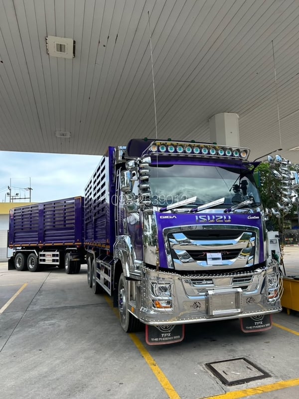 🚨รถใหม่ป้ายแดงในราคามือสอง🚨 เลขไมล์ 1,155-  สิบล้อดั้มพ์ ISUZU FXZ 360 แรง ปี 66  หางดั้มพ์ สามเพลา อู่เดอะฟีนิกซ์ ปี 66 (2533 2310)