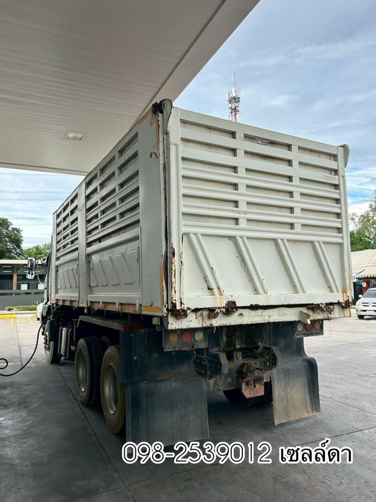 สิบล้อดั้มกระบะสามมิตรแท้ Hino Victor 344 ปี59(3775)