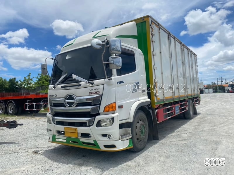 🔥หกล้อตู้สิบบาน  Hino FG8J 240 ปี59  (9005)