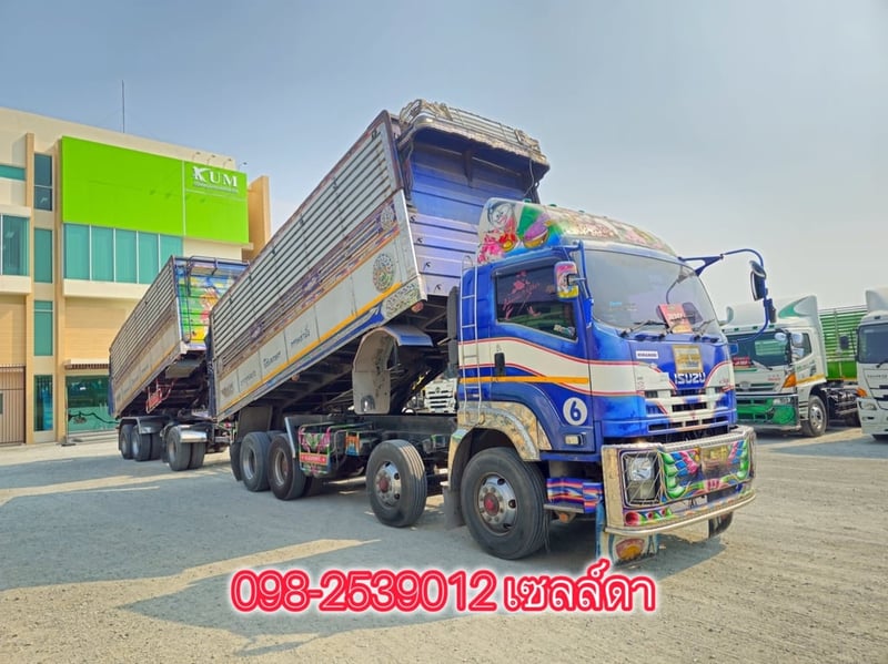 สิบสองล้อดั้มพ์ ISUZU FYH 360 แรง ปี 2555(0856,0857)