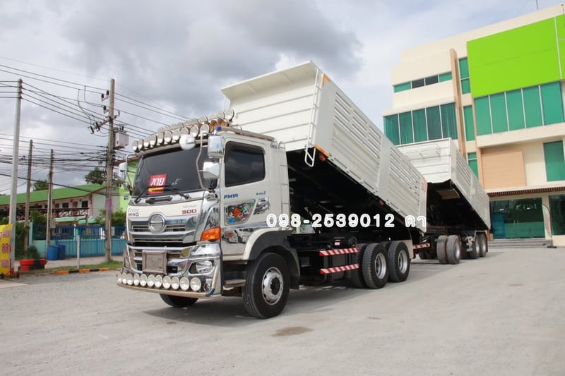 🚨Sาคา 2,930,000- 🤍ฟรียางใหม่ 10เส้น 🤍ฟรีเก็บงานสวย  สิบล้อดั้มพ์ HINO FM1A 344 แรง ปี 2566(5411,3778)