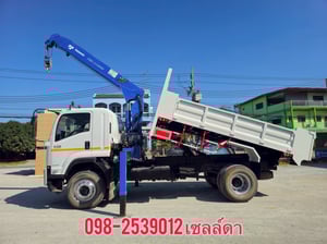 🔥2,110,000-🔥 หกล้อเครนกระบะดั้มได้  ISUZU FTR 240 แรง ปี 2566(3266)