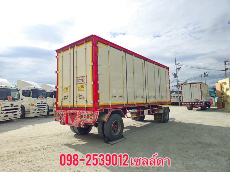 หางพ่วงตู้สิบบาน สองเพลา อู่ ปิติ ปี 2565(3634)