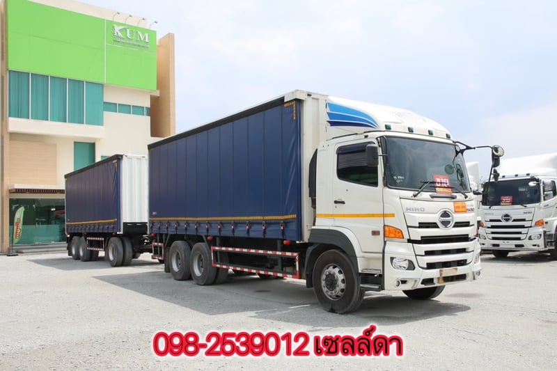 สิบล้อตู้ผ้าใบแม่ลูก HINO FL1A 344 แรง ปี 2567 (5506,5507) สิบล้อตู้ผ้าใบแม่ลูก HINO FL1A 344 แรง ปี 2567 (5506,5507)