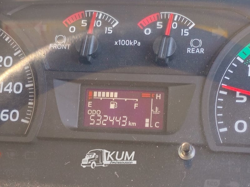  หกล้อตู้สิบบานลิฟท์ท้าย  HINO FG8J 240 แรง ปี 2562(8724)