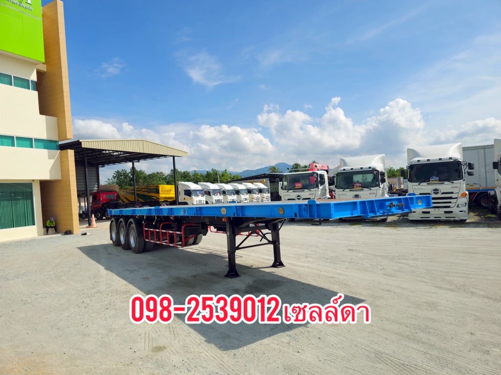 หางพื้นเรียบ สามเพลา  อู่ RCK ปี 2561(4437)