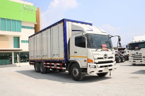 🚨ฟรียางใหม่ 10เส้น 🚨ฟรีเก็บงานสวย อู่BBC สิบล้อตู้สิบบาน HINO FL8J 260 แรง ปี 2566 (1698)