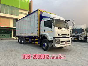 💥ตู้ต่อใหม่ อู่BBC 💥ขนาดตู้ใหญ่พิเศษ สิบล้อตู้สิบบาน Isuzu FVM240 แรง ปี60(2720)