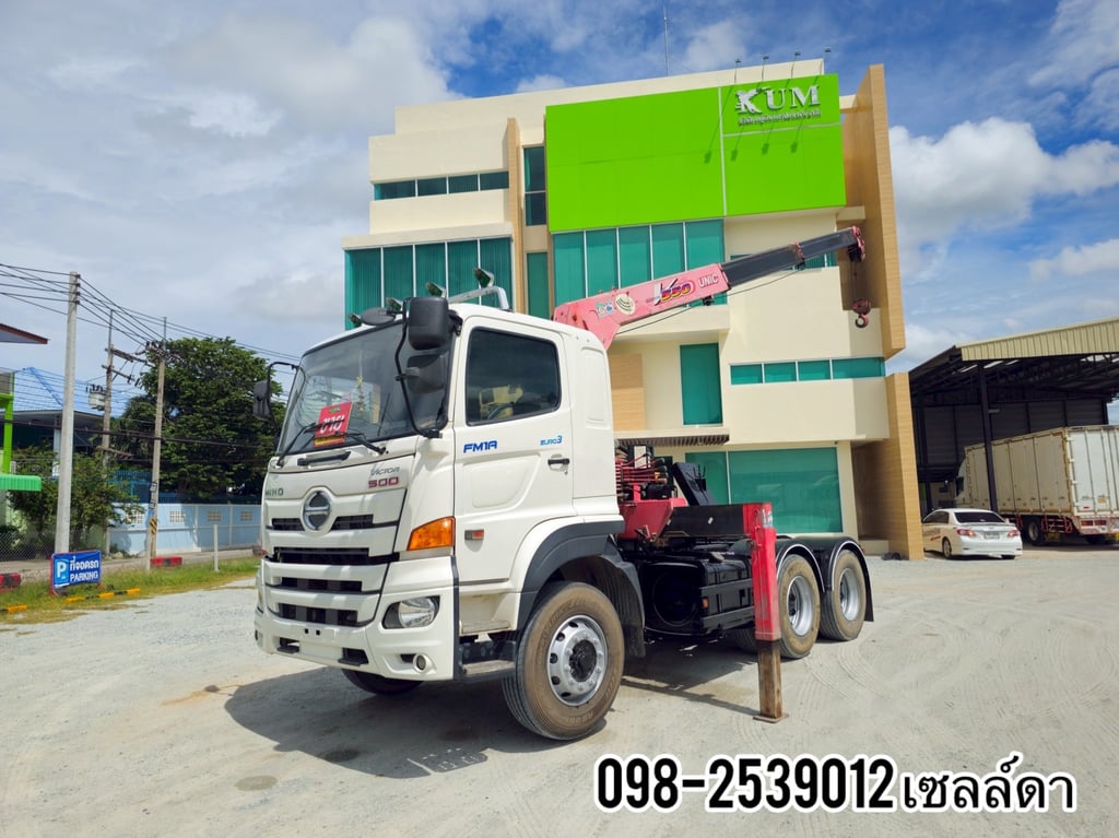 สิบล้อหัวลากติดเครน(0293) HINO FM1A 344 แรง ปี 2562 สิบล้อหัวลากติดเครน(0293) HINO FM1A 344 แรง ปี 2562