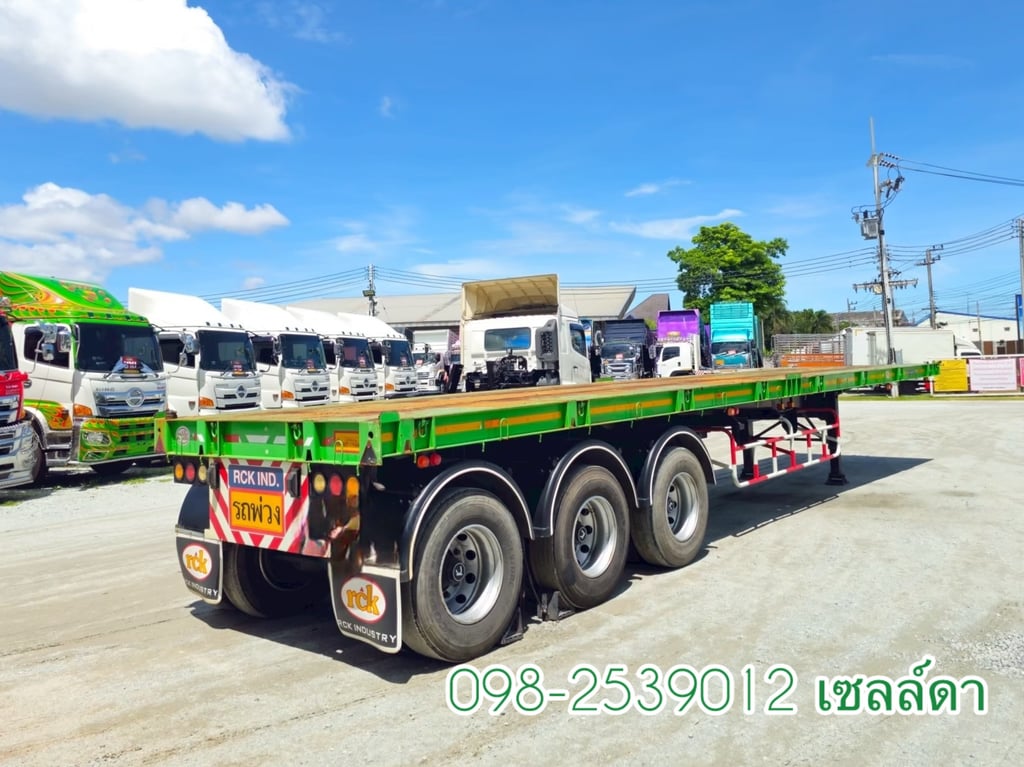 หางพื้นเรียบ สามเพลา อู่  RCK ปี 2566(5616)