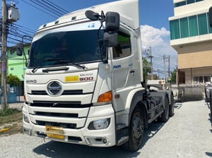 🔥มือเดียวป้ายแดง 🔥เลขไมล์ 100,xxx สิบล้อหัวลาก HINO FM1A 344 แรง ปี 2566(2628)