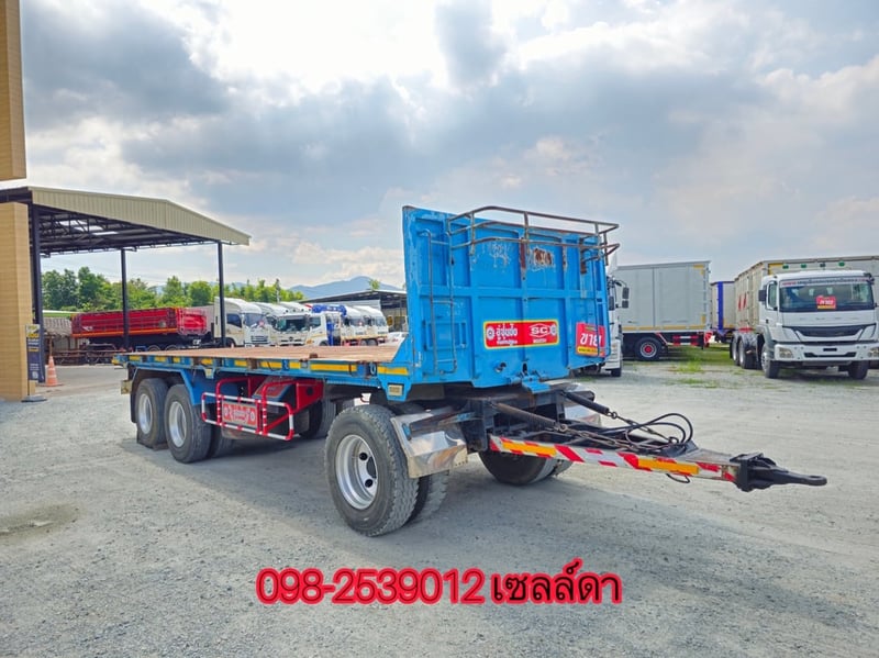 👉 หางพ่วงพื้นเรียบ สามเพลา อู่ ซุ่นชัย ปี 2559 (2767)