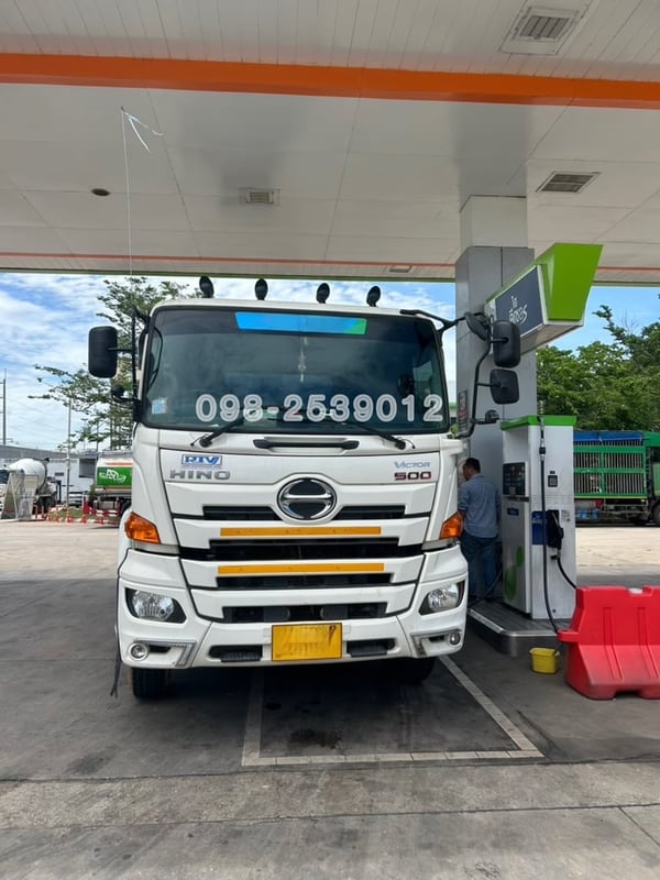 #สิบล้อโม่ปูน 7คิว เลขไมล์ 49,xxx Hino FM1A 344 ปี67(2081)