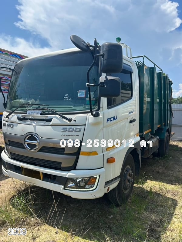 🔥Vายตัด 1,220,000.-🔥 🚨098-2539012 ดา (โทรด่วน)  รถขยะ HINO FC9J 210 แรง ปี 65 (3909)