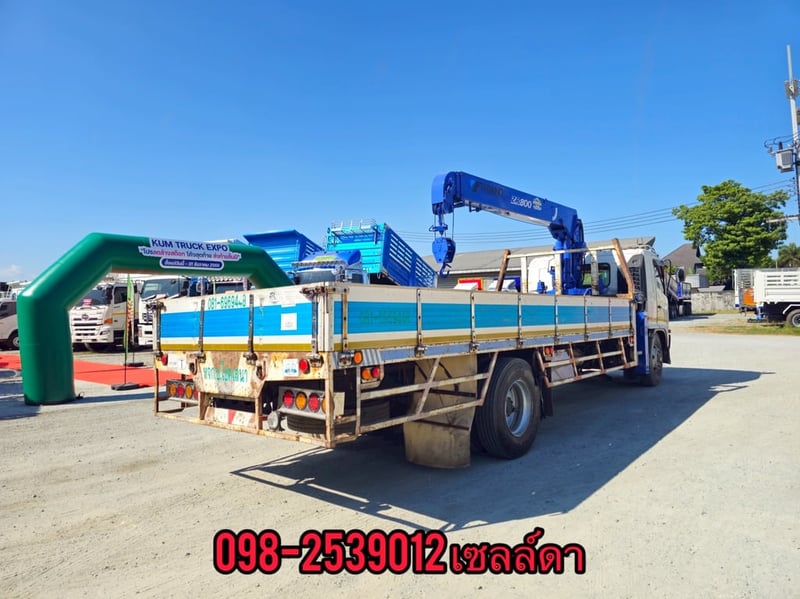 หกล้อเครน HINO FG8J 212 แรง ปี 2556(7098)