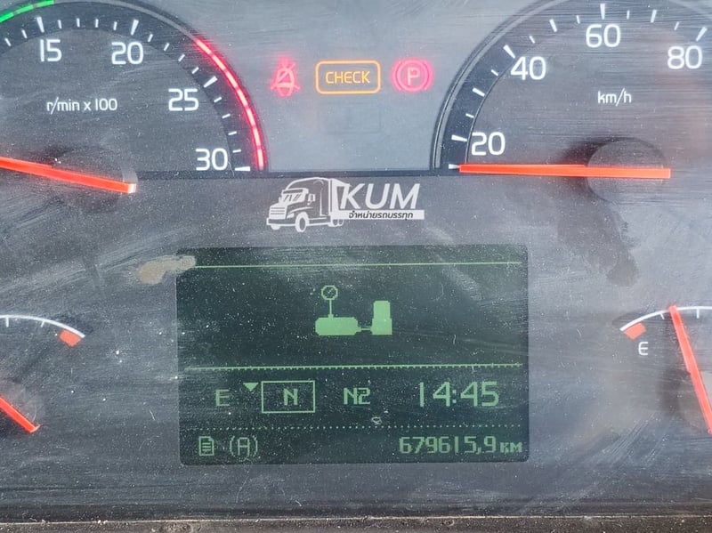 👉 สิบสองล้อคอก VOLVO FM 440  แรง ปี 2556 (2894)