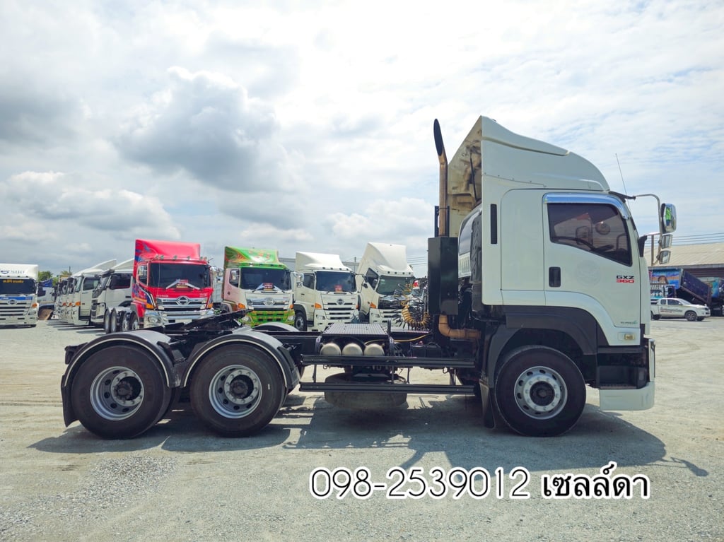 👉 รุ่น  10 น็อต ,คัสซี GT ไอดีทอง สิบล้อหัวลาก ISUZU  GXZ 360 แรง ปี 2560 (8905)