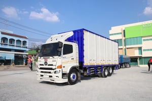 💥ฟรี เปลี่ยนยางใหม่ 10เส้น💥 สิบล้อตู้สิบบาน HINO FG8J 240 แรง ปี 2565 (4820)