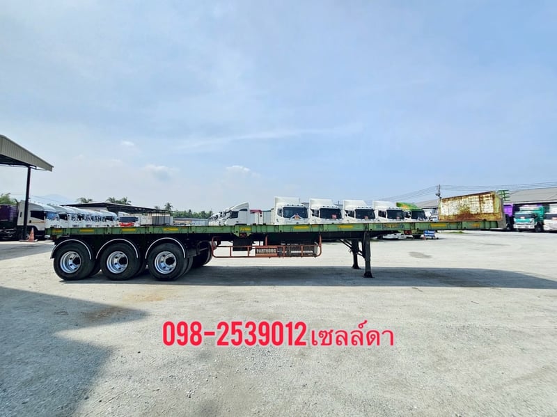 หางพื้นเรียบ สามเพลา อู่ BPT ปี 2558(7339)