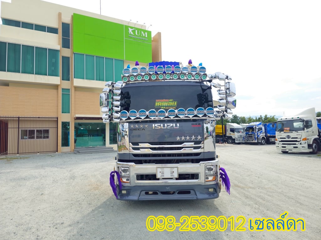 🔥ชุดแต่งเต็ม รถสวยพร้อมใช้😎 สิบล้อหัวลาก ISUZU GXZ 360 แรง ปี 2566(9050) 🔥ชุดแต่งเต็ม รถสวยพร้อมใช้😎 สิบล้อหัวลาก ISUZU GXZ 360 แรง ปี 2566(9050)